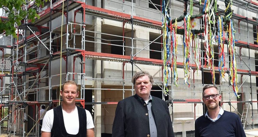 Zweiter Rohbau im neuen Stadtquartier Dormagen-Horrem fertiggestellt  
