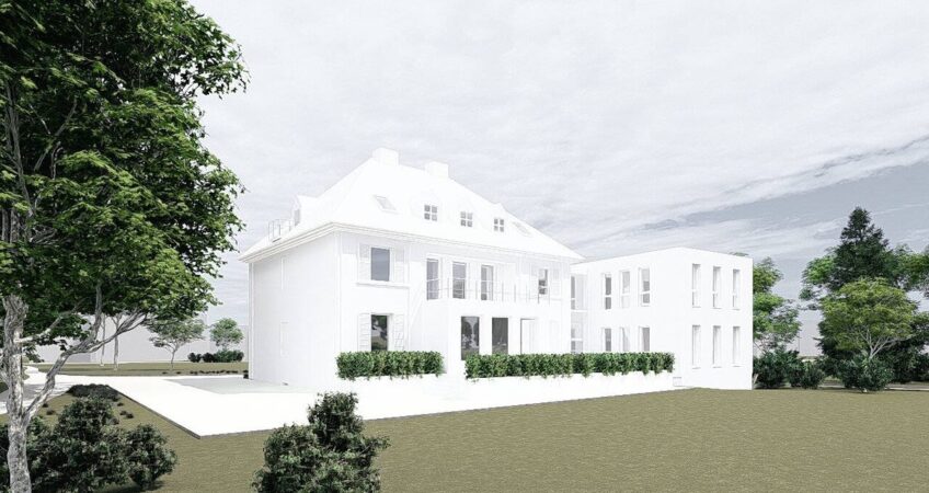 Ein sensibler Anbau für die Villa Schmölder in Hochneukirch  